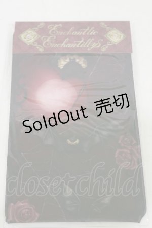画像: Enchantlic Enchantilly / コウモリ公爵オーバーニーソックス  赤い夜 H-25-06-14-1007-LO-ZA-NS-ZH
