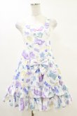 画像1: Angelic Pretty / Jelly Candy Toysハートサロペット Free シロ H-25-06-14-1064-AP-OP-NS-ZH (1)