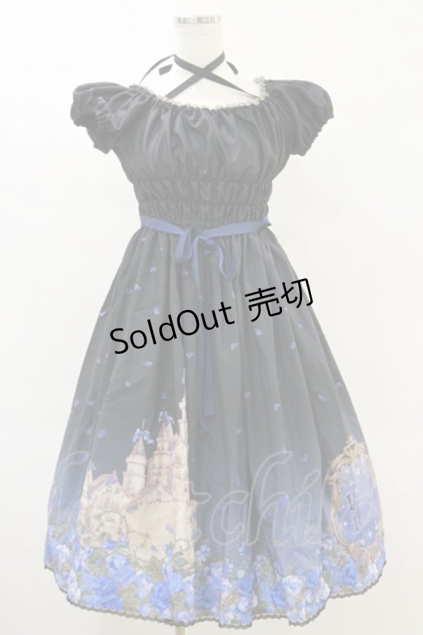 画像1: Enchantlic Enchantilly / いばらワンピース Free ブラック/ブルー H-25-06-14-1067-LO-OP-NS-ZH (1)