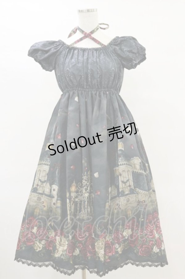 画像1: Enchantlic Enchantilly / 幻影薔薇城〜コウモリ公爵からの招待状〜ワンピース M ブラック H-25-06-14-1069-LO-OP-NS-ZH (1)