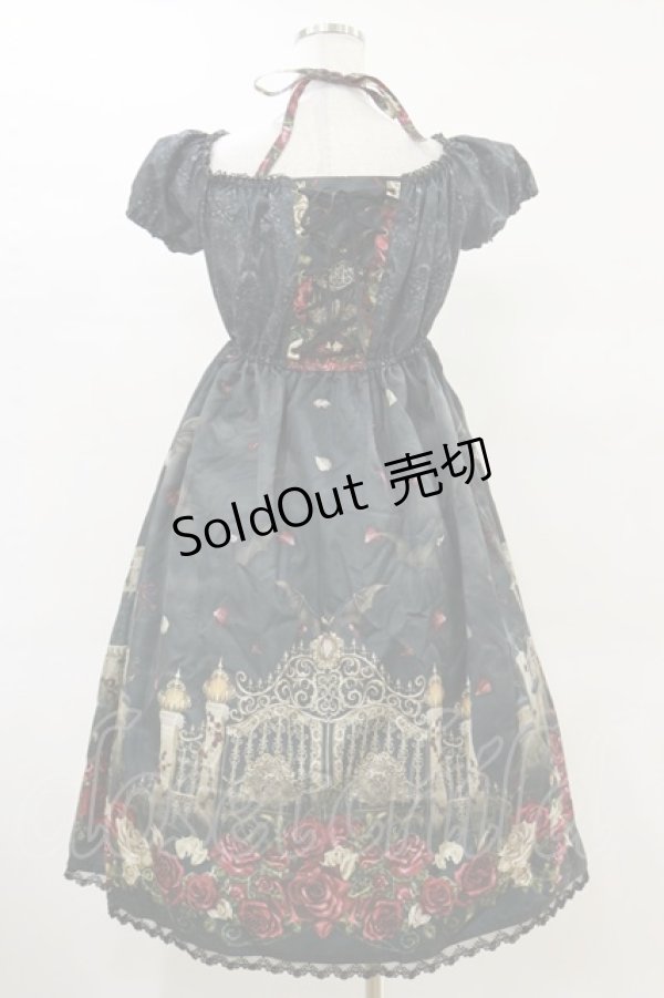 画像2: Enchantlic Enchantilly / 幻影薔薇城〜コウモリ公爵からの招待状〜ワンピース M ブラック H-25-06-14-1069-LO-OP-NS-ZH (2)