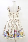 画像2: Angelic Pretty / Honey Cakeラウンドジャンパースカート Free アイボリー H-25-06-14-1072-AP-OP-NS-ZH (2)