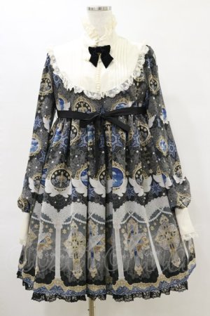 画像: Angelic Pretty / Celestialワンピース Free ブラック H-25-06-14-1080-AP-OP-NS-ZH
