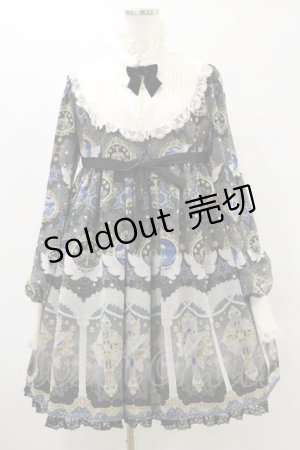画像: Angelic Pretty / Celestialワンピース Free ブラック H-25-06-14-1080-AP-OP-NS-ZH