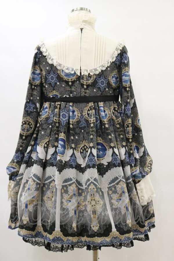 画像2: Angelic Pretty / Celestialワンピース Free ブラック H-25-06-14-1080-AP-OP-NS-ZH (2)