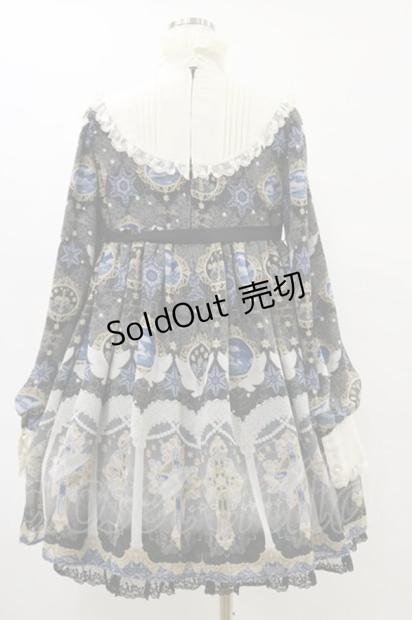 画像2: Angelic Pretty / Celestialワンピース Free ブラック H-25-06-14-1080-AP-OP-NS-ZH (2)