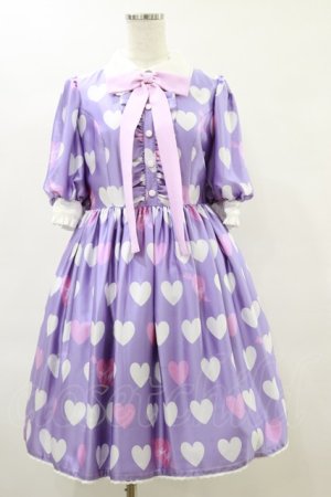 画像: Angelic Pretty / Dolly Heartワンピース Free ラベンダー H-25-06-14-1081-AP-OP-NS-ZH