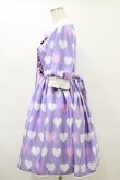 画像3: Angelic Pretty / Dolly Heartワンピース Free ラベンダー H-25-06-14-1081-AP-OP-NS-ZH (3)