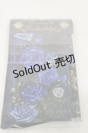 画像: Enchantlic Enchantilly / 薔薇姫の王冠タイツ  ブラック/ブルー H-25-06-14-1014-LO-ZA-NS-ZH