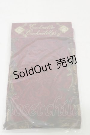 画像: Enchantlic Enchantilly / Queen Cat〜秘密の書斎〜タイツ  レッド H-25-06-14-1026-LO-ZA-NS-ZH