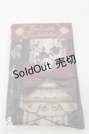 画像: Enchantlic Enchantilly / エンタシスローズタイツ  黒??赤薔薇 H-25-06-14-1003-LO-ZA-NS-ZH