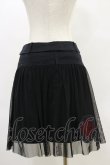 画像2: PEACE NOW / ローズワッペンベルト付スカート  ブラック H-25-06-15-041-PU-SK-KB-ZH (2)