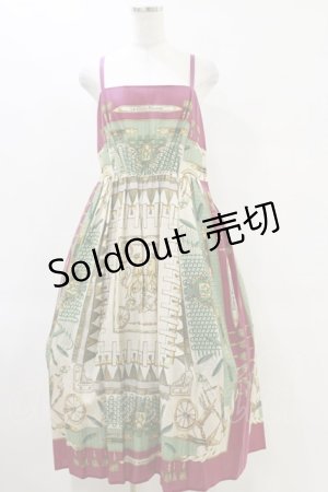画像: Jane Marple Dans Le Salon / Maison d'altisanストラップドレス  ローズ H-25-06-15-047-JM-OP-KB-ZH
