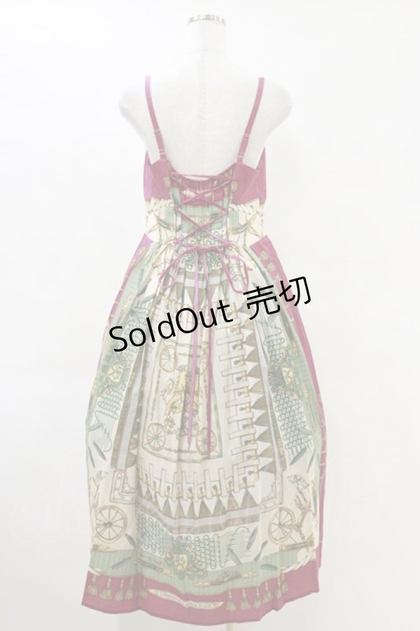 画像2: Jane Marple Dans Le Salon / Maison d'altisanストラップドレス  ローズ H-25-06-15-047-JM-OP-KB-ZH (2)
