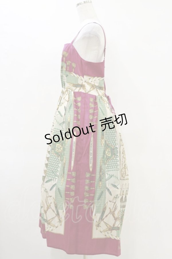 画像3: Jane Marple Dans Le Salon / Maison d'altisanストラップドレス  ローズ H-25-06-15-047-JM-OP-KB-ZH (3)