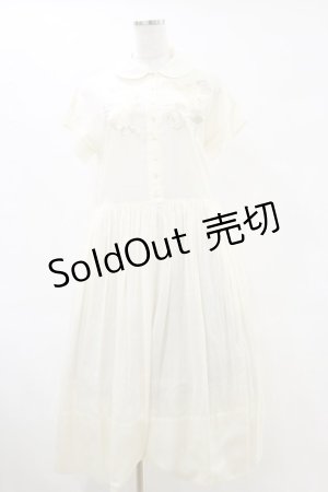 画像: Jane Marple Dans Le Salon / ブーケエンブロイダリーワンピース M アイボリー H-25-06-15-048-JM-OP-KB-ZH