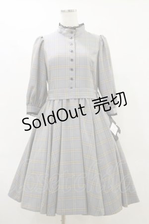 画像: Sheglit / "Candice"チェックワンピース M ネイビー H-25-09-30-011-EL-OP-KB-ZH