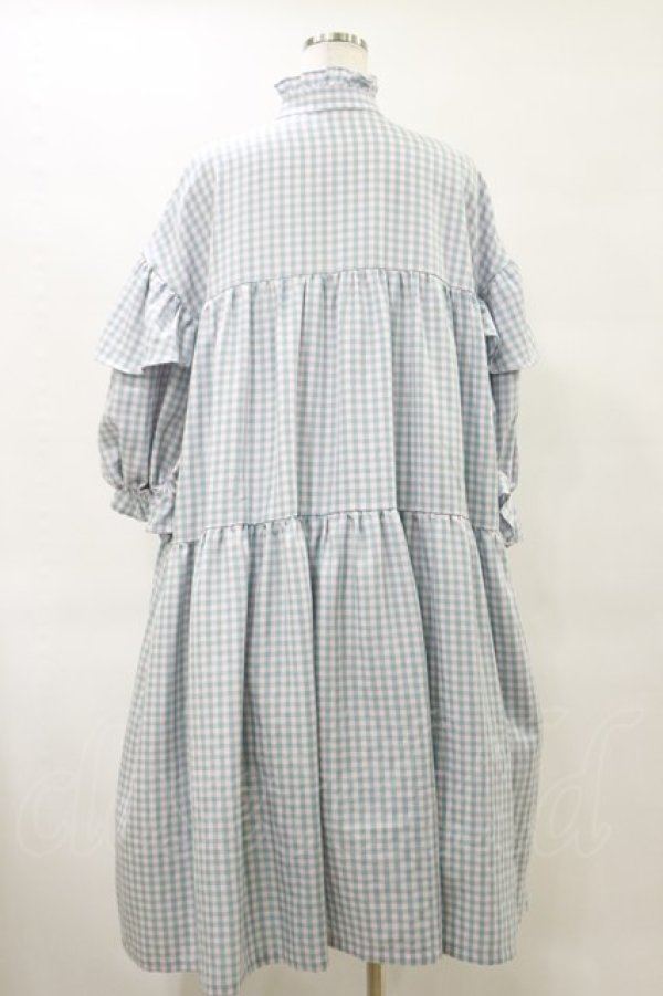 画像2: Candy Stripper / MY DEAR RIBBON DRESS  PINK×LIGHT BLUE H-25-06-15-050-PU-OP-KB-ZH (2)