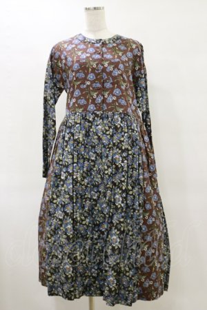 画像: Jane Marple Dans Le Salon / Poiret & Hildaドレス  ブラウン H-25-06-15-052-JM-OP-KB-ZH
