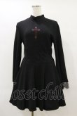 画像1: PUNK RAVE / Demonika Long Sleeve Dress M-L ブラック H-25-06-15-056-PU-OP-KB-ZT342 (1)