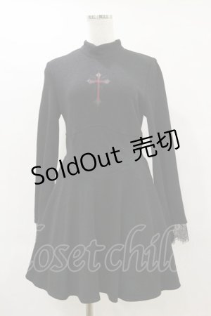 画像: PUNK RAVE / Demonika Long Sleeve Dress M-L ブラック H-25-10-20-003-PU-OP-KB-ZH