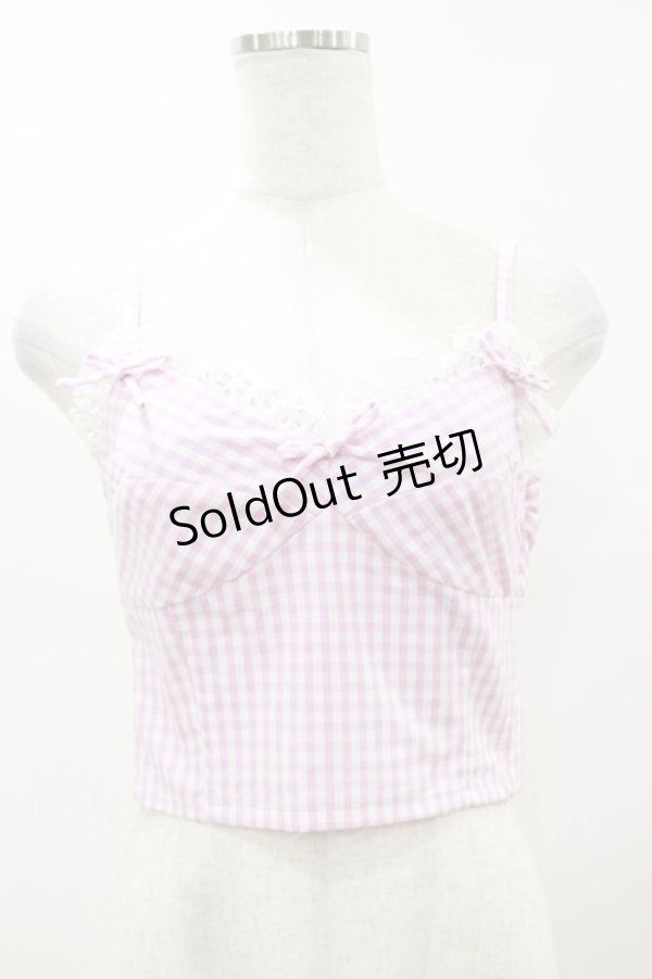 画像1: Katie / AMERICAN PIE lacy bustier  ピンク H-25-06-15-067-LO-TO-KB-ZH (1)