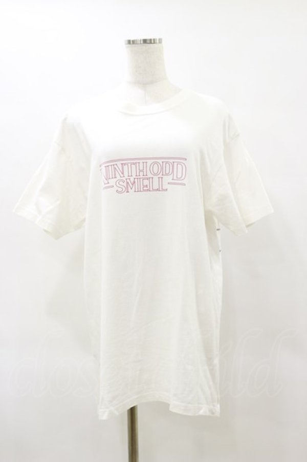 画像1: BLACK MORAL / CRACKED DISC TEE  ホワイト H-25-06-15-068-PU-TO-KB-ZH (1)