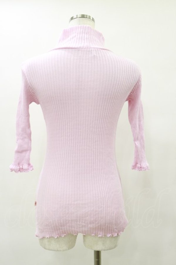 画像2: Katie / UNDER PRETTIES bottle neck 5 sleeve  ピンク H-25-06-15-069-LO-TO-KB-ZH (2)