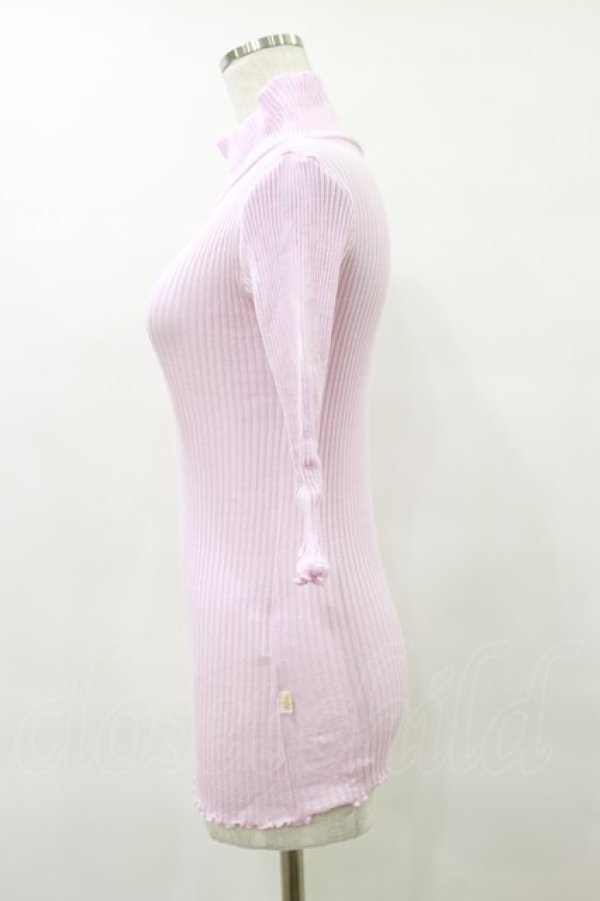 画像3: Katie / UNDER PRETTIES bottle neck 5 sleeve  ピンク H-25-06-15-069-LO-TO-KB-ZH (3)
