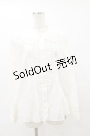 画像: Jane Marple / Double lace collar blouse  ホワイト H-25-06-15-071-JM-BL-KB-ZH