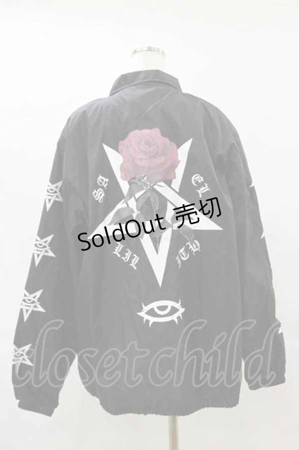 画像2: REFLEM / プリントライトブルゾン  ブラック H-25-10-20-019-PU-JA-KB-ZH (2)