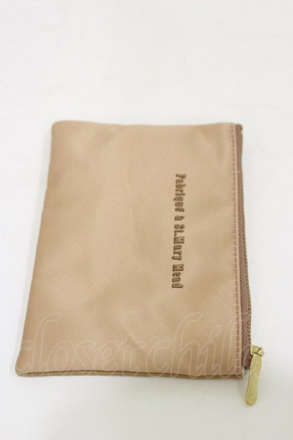 画像2: Jane Marple / Chocolat classiqueのポーチ  ブラウン H-25-06-15-075-JM-ZA-KB-ZH (2)