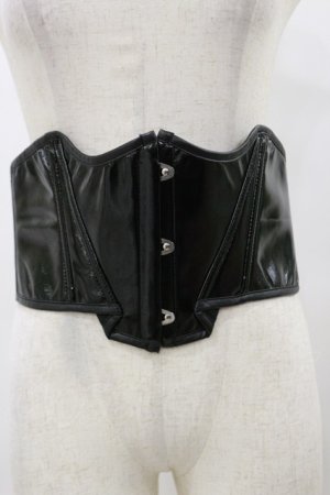 画像: PUNK RAVE / ショートコルセット  ブラック H-25-06-15-080-PU-ZA-KB-ZH