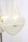 画像2: MILK / ハートキルトBAG  オフ H-25-06-15-008-ML-BG-KB-ZH (2)