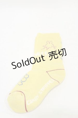 画像: Candy Stripper / MIFFY SOCKS  YELLOW H-25-06-15-016-PU-ZA-KB-ZH