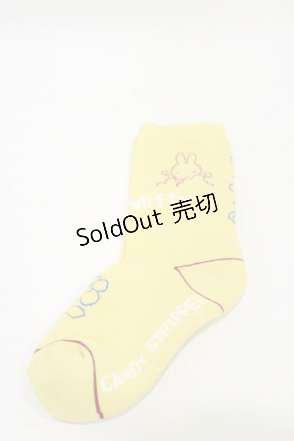 画像1: Candy Stripper / MIFFY SOCKS  YELLOW H-25-06-15-016-PU-ZA-KB-ZH (1)