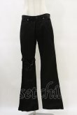 画像1: BPN FOR MEN / アシメベルトパンツ  ブラック H-25-06-15-039-GO-PA-KB-ZH (1)