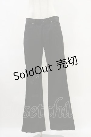 画像: BPN FOR MEN / アシメベルトパンツ  ブラック H-25-06-15-039-GO-PA-KB-ZH