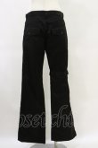 画像2: BPN FOR MEN / アシメベルトパンツ  ブラック H-25-06-15-039-GO-PA-KB-ZH (2)
