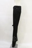 画像3: BPN FOR MEN / アシメベルトパンツ  ブラック H-25-06-15-039-GO-PA-KB-ZH (3)