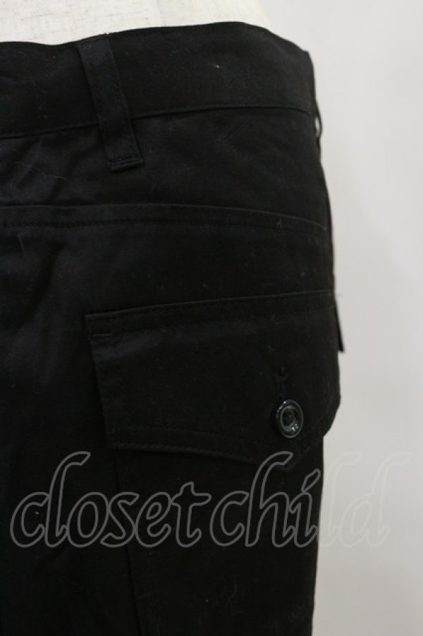 画像4: BPN FOR MEN / アシメベルトパンツ  ブラック H-25-06-15-039-GO-PA-KB-ZH (4)