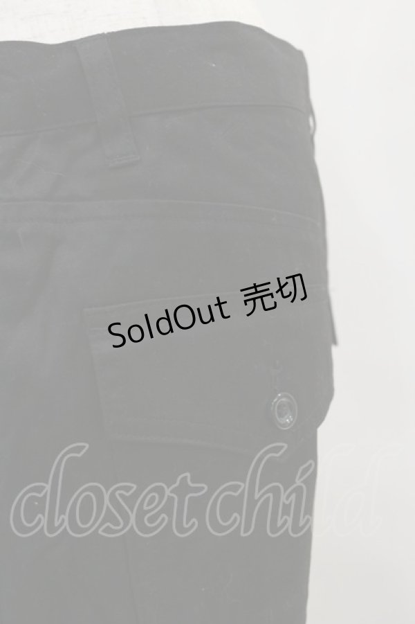 画像4: BPN FOR MEN / アシメベルトパンツ  ブラック H-25-06-15-039-GO-PA-KB-ZH (4)