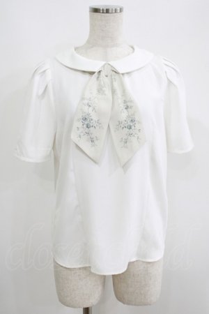 画像: an another angelus / アイビーローズスカーフタイ付きブラウス Free OFF WHITE H-25-06-16-042-CA-BL-NS-ZH
