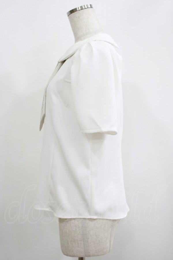 画像2: an another angelus / アイビーローズスカーフタイ付きブラウス Free OFF WHITE H-25-06-16-042-CA-BL-NS-ZH (2)