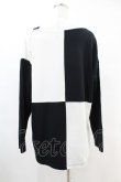 画像2: elements,H / バイカラーベルトカットソー HOMME 白×黒 H-25-06-16-1039-PU-TO-KB-ZH (2)