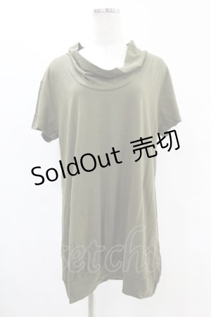 画像: ALGONQUINS / チュニックカットソー  カーキ H-25-06-16-1043-AL-TO-KB-ZH