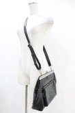 画像2: Jean Paul GAULTIER / メタルプレートがま口ショルダーバッグ  ブラック H-25-06-16-1006-GO-BG-KB-ZH (2)