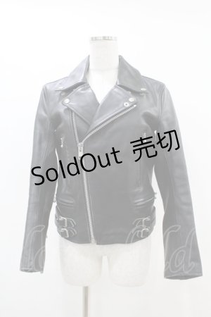 画像: HELL CAT PUNKS / レザーライダース 30 ブラック H-25-06-16-1049-PU-JA-KB-ZT-CL001