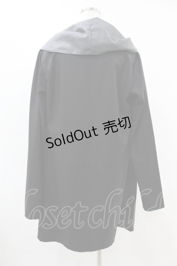 画像2: F.F.T collection / アシメボタンジャケット  黒 H-25-06-16-1051-0-JA-KB-ZT340 (2)