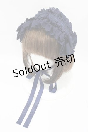 画像: Vallee lys / Lace Enchantment Headdress  ネイビー H-25-06-16-1002-0-AC-KB-ZH